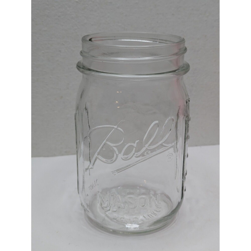 Ball Mason Canning Jar MORNING GLORY Flower Pint Special Edition 1970s Vintage